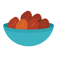 red heart on the plate