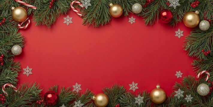 ed Christmas Celebration Background with Sparkles and Festive Lights