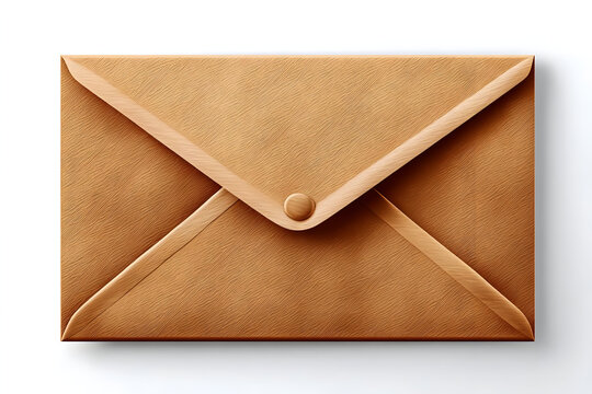 Elegant brown envelope for letters or documents, perfect for formal communication and presentations.