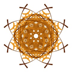 Decorative Abstract Mandala Design Element