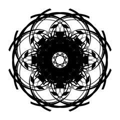 Decorative Abstract Mandala Design Element