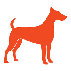 vector illustration of a dog