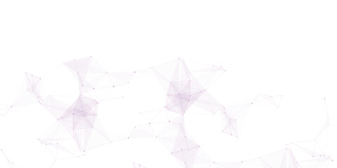 Abstract mesh vector background. Futuristic technology style card. Digital technology futuristic internet network speed connection white background. connecting medical science vector illustration.