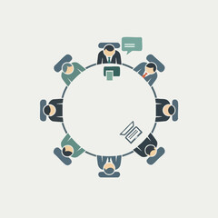 Business Meeting Discussion Concept