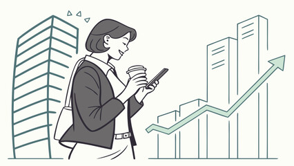 business people working, with office supplies around