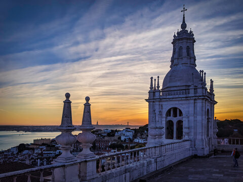 S&atilde;o Vicente de Fora Monastery (Saint Vincent Outside the Walls) in Lisbon, Portugal