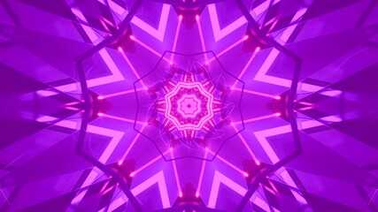 Colorful tunnel video loop with seamless motion background for screensaver use in modern settings - Powered by Adobe