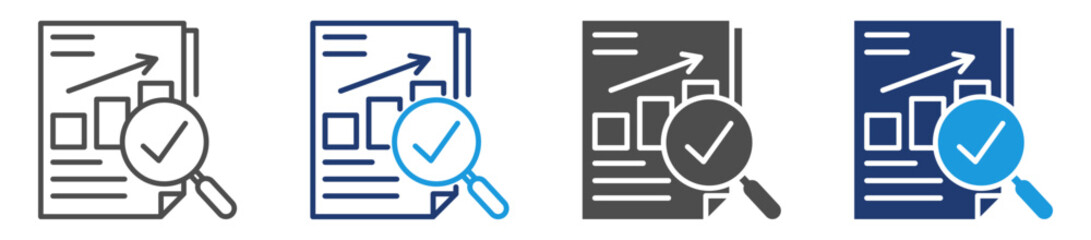 audit icon sheet multiple style