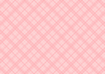 背景　斜めのチェック柄　ピンク