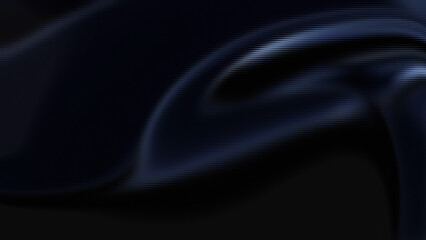 Fototapeta premium Abstract Dark Blue Wavy Lines: Modern, Elegant Background Texture with Subtle Light Play