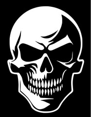 Fototapeta premium skull and crossbones illustration