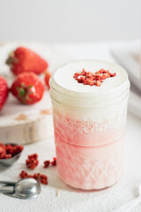 Mixed Berry Milk Cheese Foam Tea