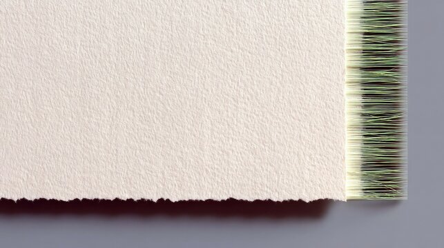Paper and Brush Texture Close-Up - Powered by Adobe