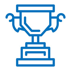  Champion Trophy Cup Outline