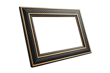 Black Gradient Rectangle & Square Frame with Shadow Vignette &ndash; Transparent Overlay for Cinematic Photo Borders