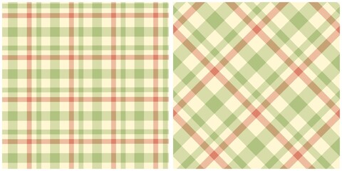 Cozy Holiday Plaid Seamless Designs