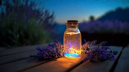 Lavender oil at night