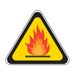 Flammable Warning Sign