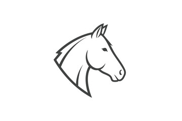Simple Horse Head Icon