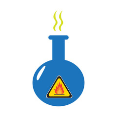 Flammable Round Flask