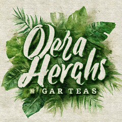 Green and White Logo Concept for sustainable, plant-based beverages.