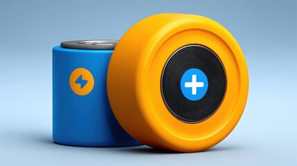 A modern bluetooth speaker designed for high-quality sound in a compact and portable format for music lovers