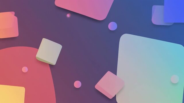 Abstract Geometric Shapes Gradient Background with Soft Colors.