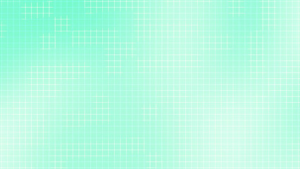 Mint Gradient Square Grid Background