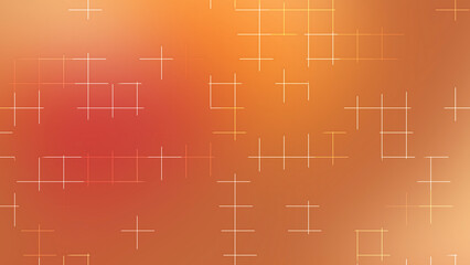 Autumn Orange Grid Line Background with Soft Gradient