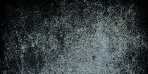 Dark Distressed Wall Texture Background with Scratches white dust, and subtle spatter for wall design.