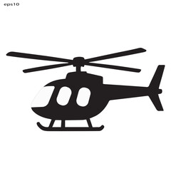 helicopter vector illustration