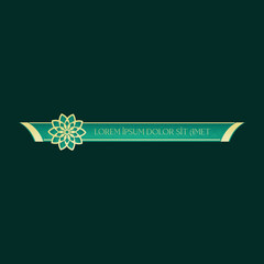islamic lower third vector design