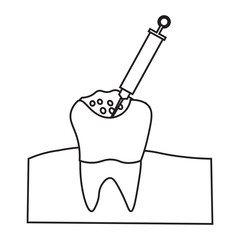 Tooth Decay Treatment Illustration
