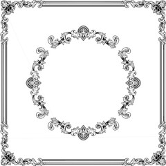 Luxurious Golden Baroque Frames and Ornaments