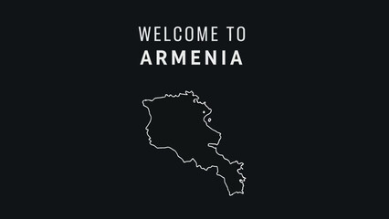 Welcome to Armenia map outline and text.