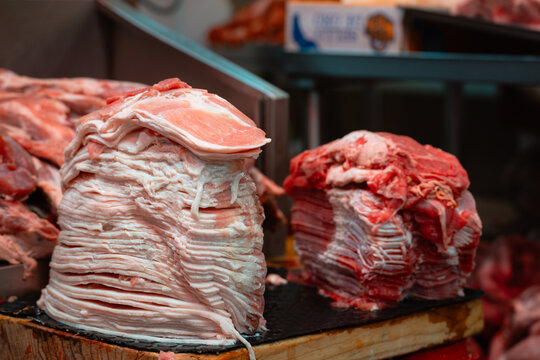 Stack of Bistec Beef, Mexico City