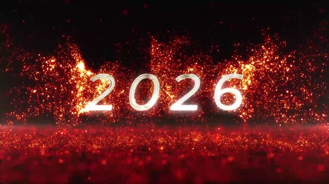 Dynamic Red Sparkle Animation Background Loop for Modern Corporate Presentations and UI Overlays