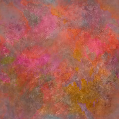 Digital paint Artistic multicolor background Abstract seamless pattern in muted pastel colors, autumn natural colors Grunge effect