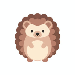 Adorable Cartoon Hedgehog Illustration