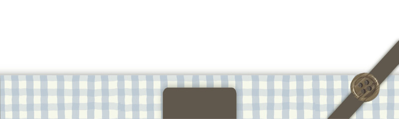 Light Blue Gingham Frame