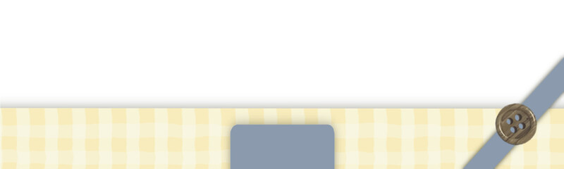 Pale Yellow Gingham Frame