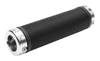 Installing grips on bike handlebar workshop diy guide isolated on transparent background