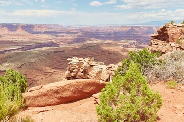 White Rim Overlook in Canyonlands' Island in The Sky district