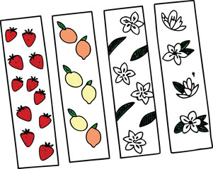 seamless background with flowers