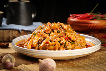 Delicious Spicy Chinese Eggplant with Minced Pork Stir-Fry
