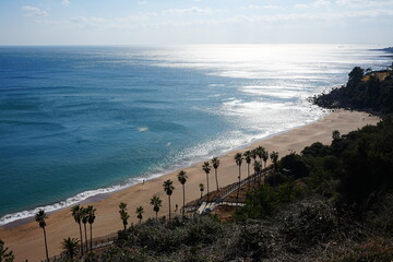fascinating seascape from seaside cliff