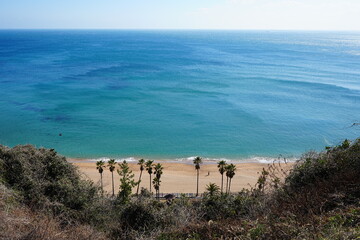 fascinating seascape from seaside cliff