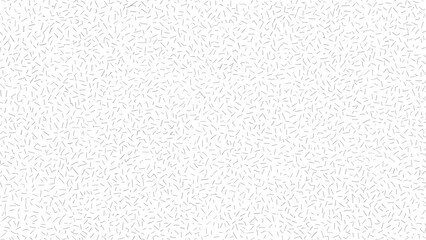 Abstract line segment texture, black strokes on white background, visual noise pattern, minimalist design element, flat vector illustration