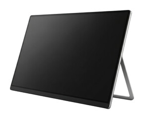 Fototapeta premium Modern digital display technology in office environment overview isolated on transparent background