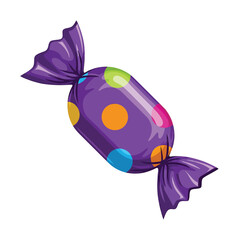 Colorful dripping ice cream popsicle with sprinkles